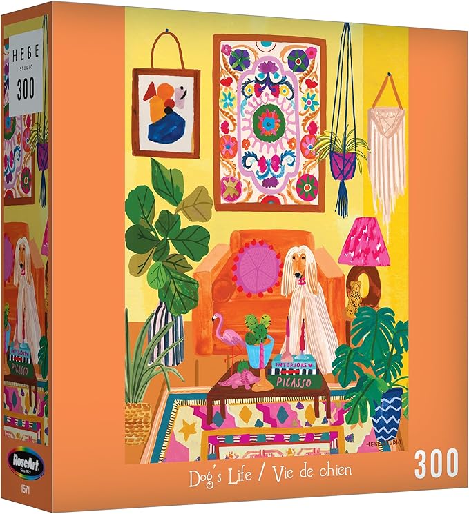 RoseArt - Hebe Studio - Dog's Life - 300 Piece Jigsaw Puzzle for Adults