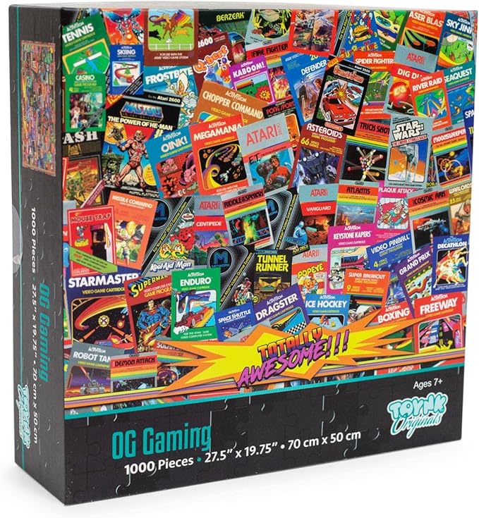OG Gaming 1000-Piece Jigsaw Puzzle for Adults, Kids | Interactive Brain Teaser, Educational Toys & Games for Home, Indoor Activities, Building Sorting Toys for Creative Play