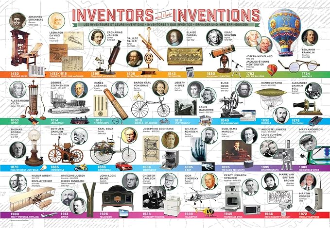 EuroGraphics Great Inventions Jigsaw Puzzle (200-Piece)
