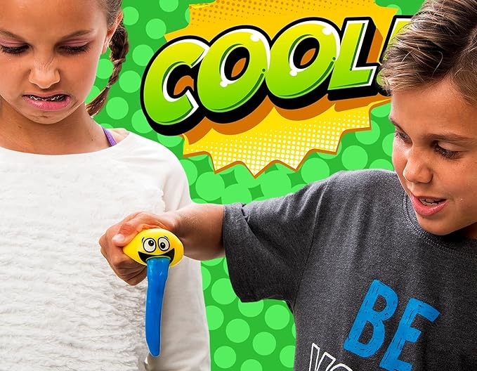 JA-RU Barf Slime Toy Squishy Stress Balls for Kids (6 Fidget Ball Assorted) Throw Up Vomit Slime Balls. Anti Stress Squeeze Toy. Funny Pranks Party Favors Easter Egg Fillers. 5299-6p