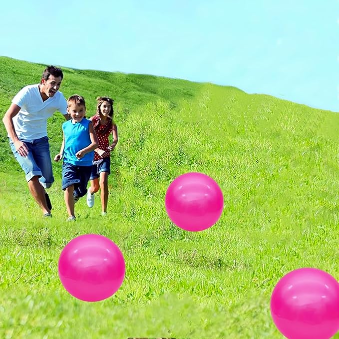 6 Pcs Playground Balls for Kids, 9 Inch Inflatable Bouncy Balls with Pump for Kickball, Dodgeballs, Indoor Outdoor Play Balls