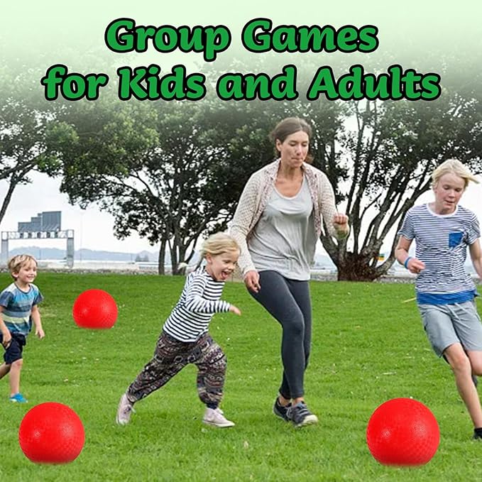 24 Pcs Playground Balls,6 Inch Inflatable Dodge Balls,Sport Bouncy Balls with a Hand Pump,Dodgeball Balls for Indoors Outdoors Ball Games,Gym,School,Camps,Picnic