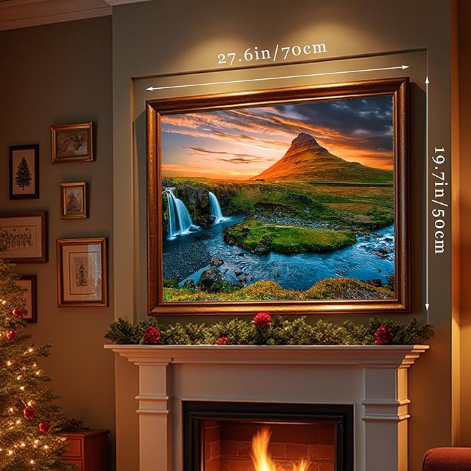 Jigsaw Puzzles for Adults,2 Pack Puzzles for Adults 1000 Pieces,Sunset Over Kirkjufell in Iceland & Maroon Bells, Nature Jigsaw Puzzles 1000 Pieces and up, for Women & Men