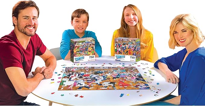 RoseArt - Back to The Past - Sock Hop - 750 Piece Jigsaw Puzzle for Adults