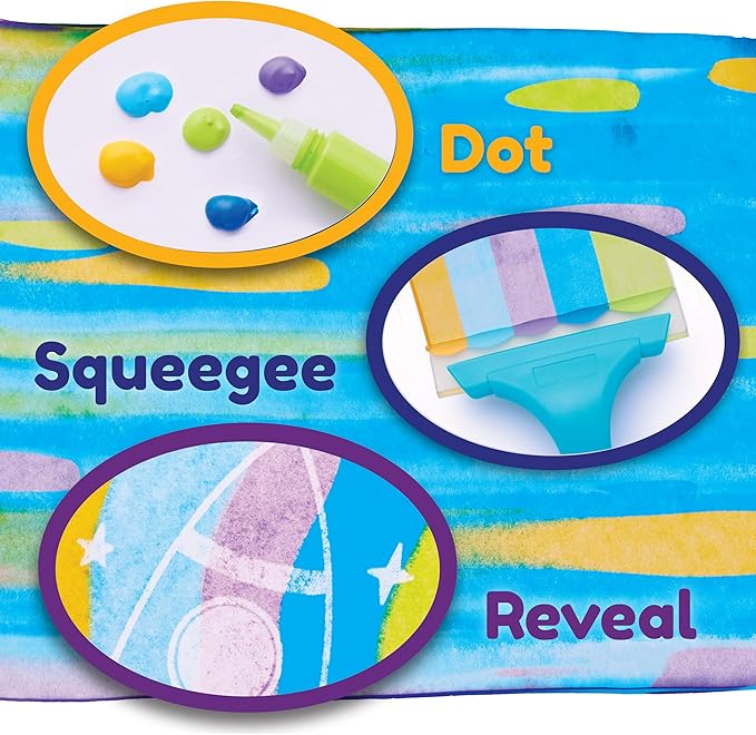 Creativity for Kids Squeegeez Magic Reveal Craft Kit: Outer Space - Craft Activities for Kids, Outer Space Gifts for Girls and Boys (Ages 7+)