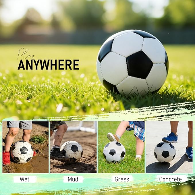 Richball Toddler Soccer Ball, Size 3 Soccer Ball Boys, Outdoor Toy for Kids Age 3-6, Stocking Stuffers Birthday/Easter Gifts for Boys Girls Outdoor Training