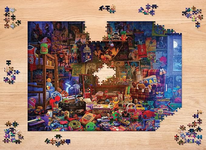 Millennial Dream Room 1000-Piece Jigsaw Puzzle by Rachid Lotf | Fun Brain Teaser, Toys & Games | 28 x 20 Inches