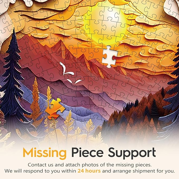 masseruon Round Puzzles for Adults 1000 Pieces-Naturelish Puzzle-26.6 * 26.6in Jigsaw Puzzles with HD Matte Finish-Hard Impossible Difficult Puzzle for Adult-Challenging Gift for Puzzle Lovers