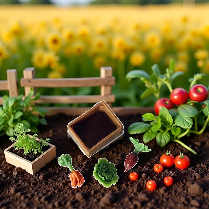 4Pcs/Set Miniature Dollhouse Agricultural Tools Decoration Toy Gift Tool 1/12 Doll Garden, Vegetable Basket, DIY Doll House Kit