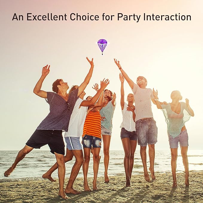 The Latest Cool and Magical Flying Toy, Combining AI Motion Control Technology with Contact Sensing System, Make it Become Bounce & Flip & Flight Toys, Fully unleashing Your Creativity.