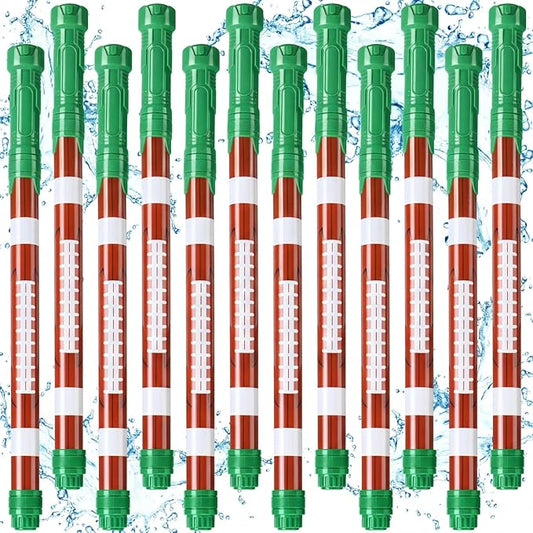 12 Pcs Football Party Favors, 15'' Water Guns Bulk for Kids Water Squirt Blasters Guns, Summer Activity Swimming Pool Backyard Beach Outdoor Toys for Kids Adults, 39 ft Range Shooter