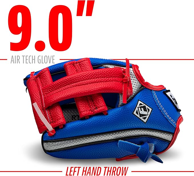 Franklin Sports Air Tech Foam Baseball Glove and Ball Set - Left Thrower