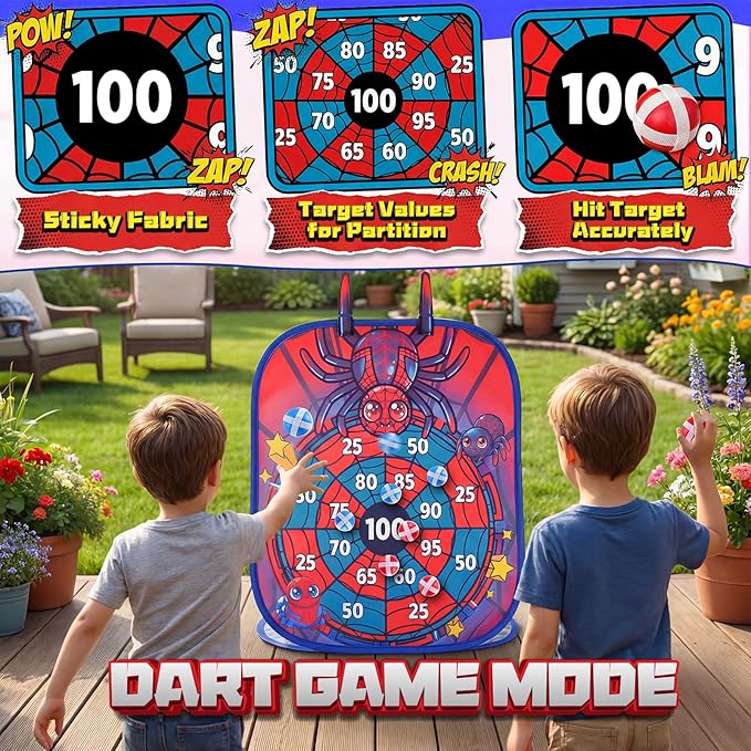Bean Bag Toss Game for Kids - Cornhole Board Outdoor Toys for Toddlers -Party Activities Carnival Outside Yard Backyard Beach Lawn Games Toy for Kid Boys Girls Age 3 4 5 6 7 8 Year Old Birthday Gifts