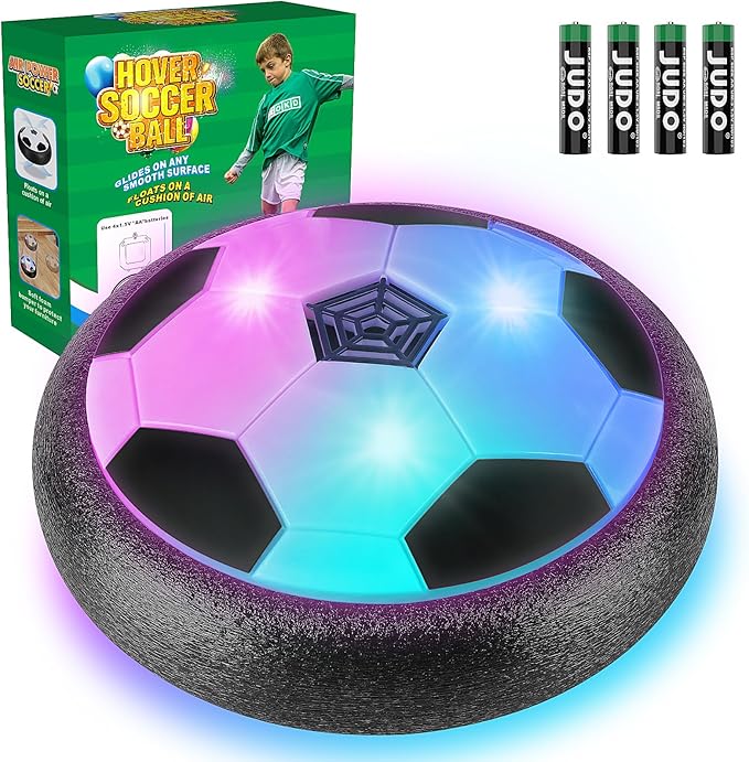 Set of 1 Light Up LED Soccer Ball Toys, Hover Toys for Boys Girls 4-7 8-12, Stocking Stuffers for Kids, for 3 4 5 6 7 8 9 10 11 12 Year Old Boys Girls