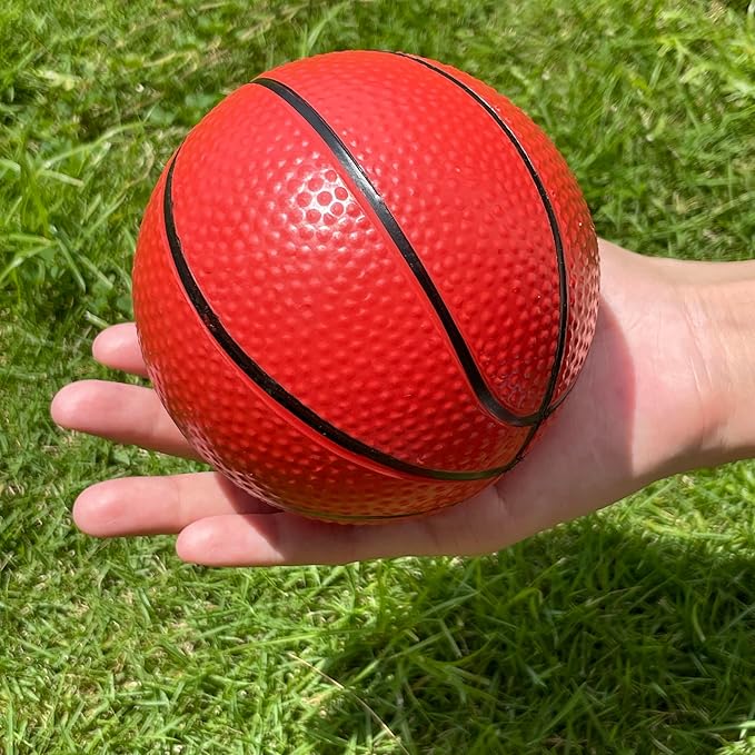 Toddler Balls, Indoor and Outdoor Family Games for Kids, Garden Toys. (Pack of 3) 4.7-Inch Basketball, 4.7-Inch Football, 6.3-Inch American Football(Hand Pump Included). Pet Toys