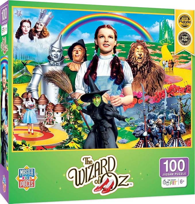 MasterPieces 100 Piece Jigsaw Puzzle for Kids - Wonderful Wizard of Oz - 14"x19"