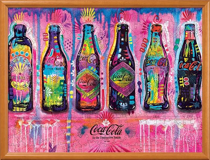MasterPieces 300 Piece EZ Grip Jigsaw Puzzle - Coca-Cola Bottles - 18"x24"