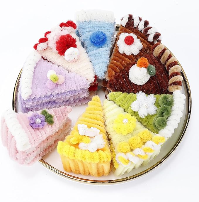 Caydo 1000 Pieces Pipe Cleaners Bulk for Easter Decorations, Multicolor Craft Chenille Stems for Flowers, Kids Creative Art and Crafts Projects Making(6 mm x 12 inch)