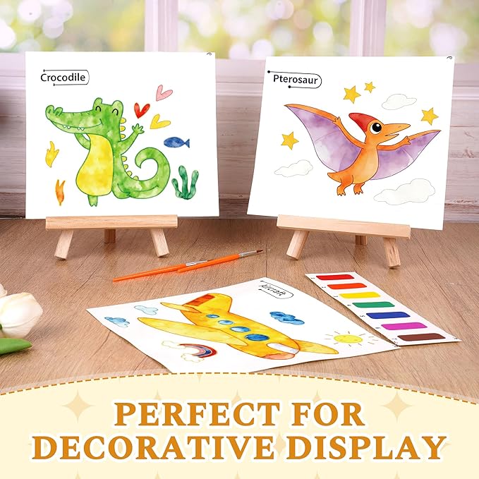 YPLUS Paint with Water Books for Toddlers, Art Craft Toys Watercolor Painting Paper, Gift for Kids Ages 1-3, 2-4, 4-6, Drawing with Brush - 3 Themes