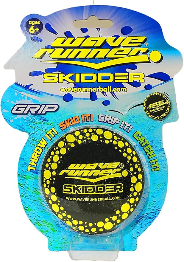 Wave Runner Water Bouncing Frisbee- Disc That Bounces, Skids, and Skips On Water | The Perfect Beach and Pool Toy (Color May Vary)