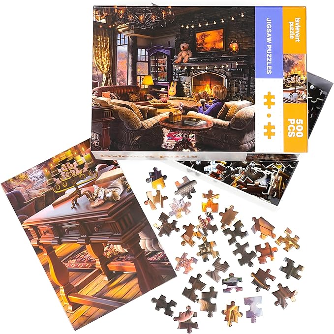 Lavievert Jigsaw Puzzle 500 Piece Puzzle for Adults - Leisure Time