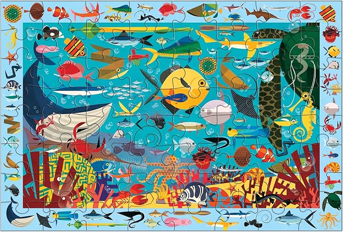 Ocean Life Search & Find Puzzle