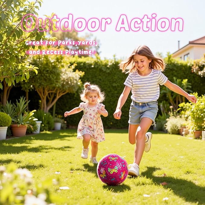 U&C Planet Soccer Ball Size 2 Size 3 Size 4 for Toddler Kids with Pump Deflated, Cartoon Unicorn Dinosaur Soccer Ball Toy for Girls Boys 1-3 2-8 6-12