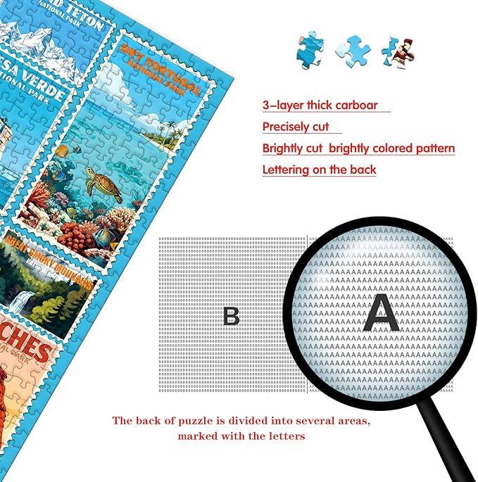 Puzzle for Adults 1000 Pieces, National Country Park Puzzle, Challening Impossible Difficult Hard Fun 1000 Pieces Jigsaw Puzzles for Adults