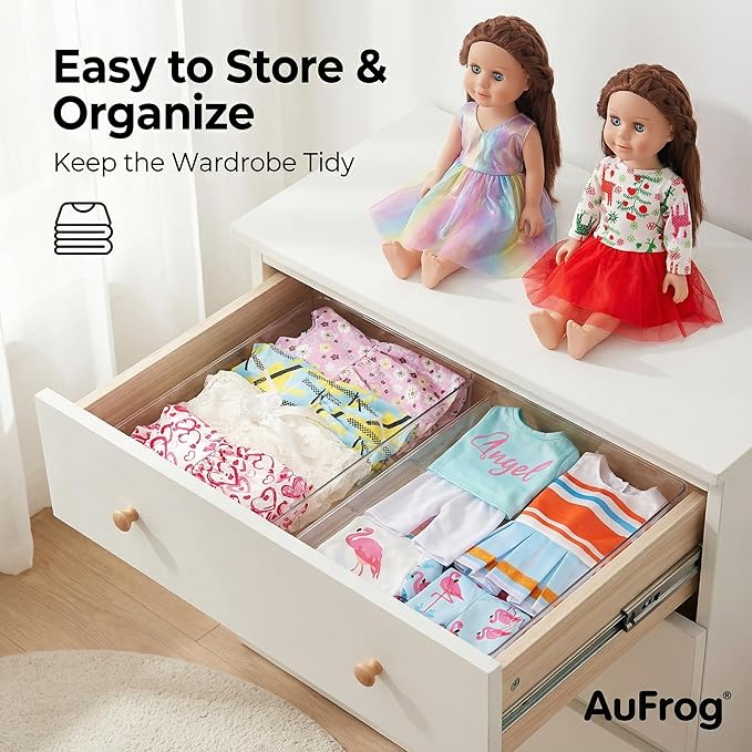 10 Sets of 18 Inch American Doll Clothes, Including 10 of Doll Clothing Dress Outfits for Gift Dolls, Birthday Gifts for Kids