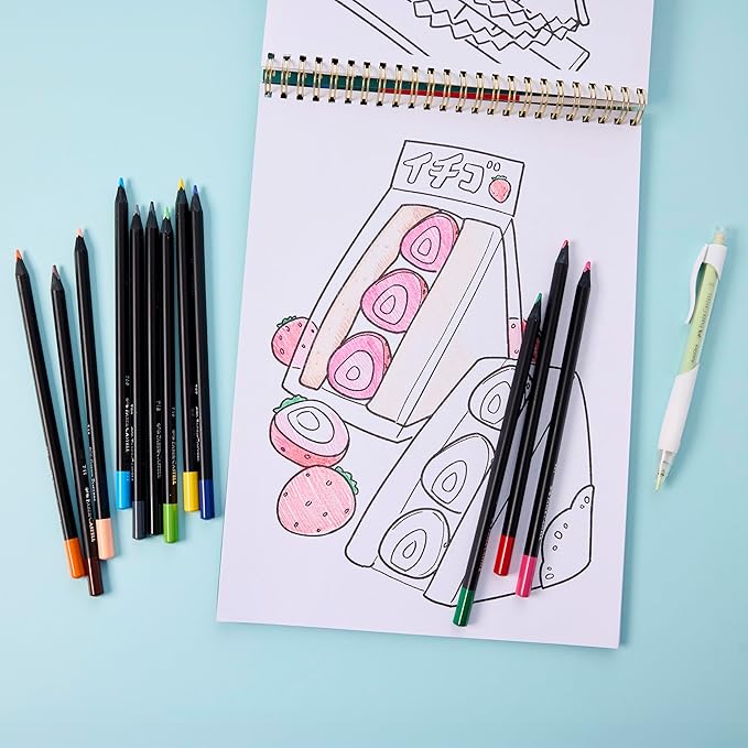 Faber-Castell Anime Drawing Kit: Japanese Adventures Edition | Step-by-Step Instruction Book with 20 Practice Pages, Color Pencil Set & Drawing Supplies for Kids, Easter Basket Stuffers (1 Book)