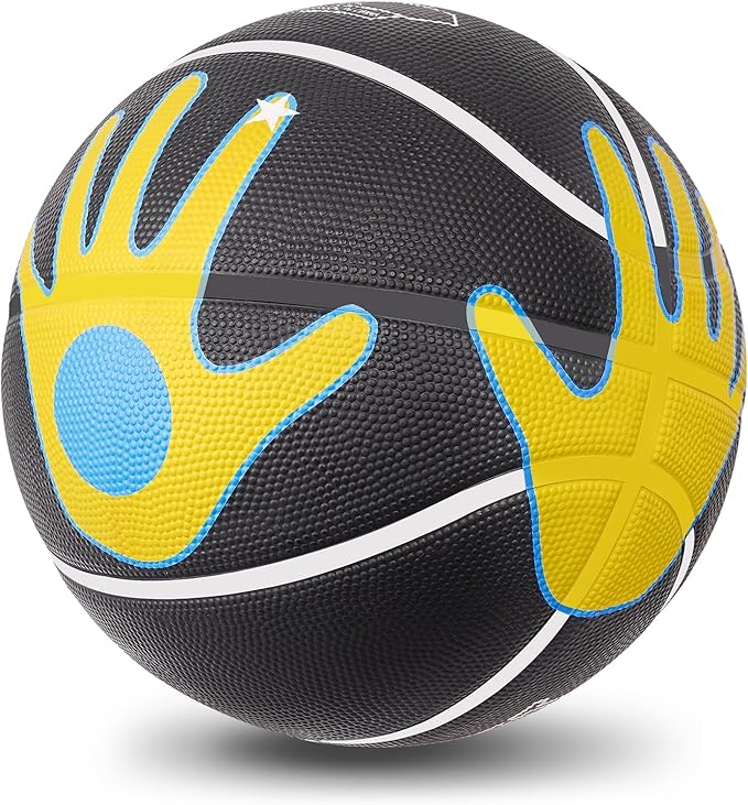 Basketball Training Equipment for Youth Size 6/5, Basketball Shot Trainer with Hand Position