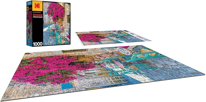 RoseArt - Kodak Premium - Village Areopoli - 1000 Piece Jigsaw Puzzle for Adults