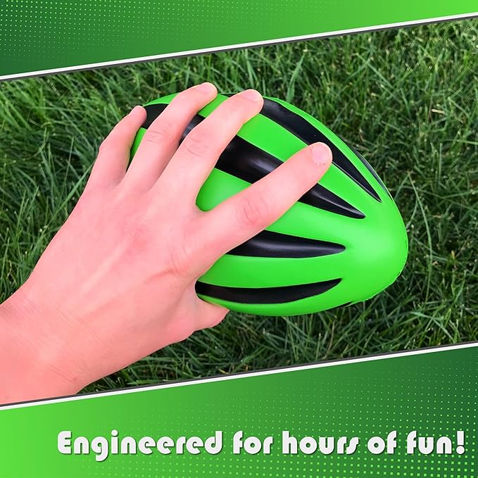 Spiral Foam Football - Soft Foam Football for Kids - 9 Inches - American Football - 1 Each