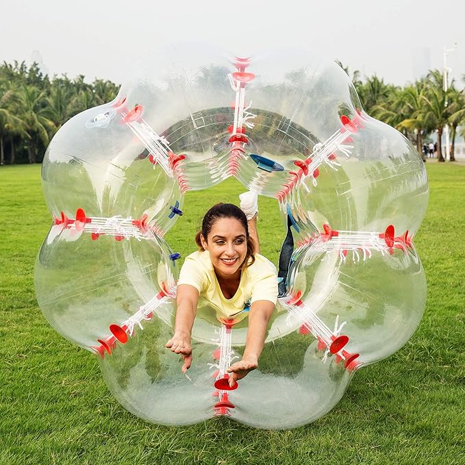 Bumper Bubble Soccer Balls for Teens/Adults, Body Zorb Ball Dia 4FT/5FT(1.2m/1.5m) 1 Pack