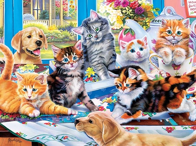 Masterpieces 400 Piece Jigsaw Puzzle for Adults, Family, Or Kids - Puzzling Gone Wild - 18"x24"