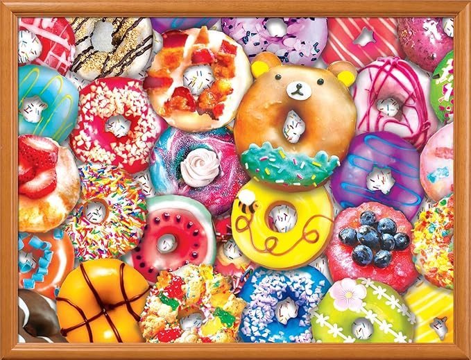 MasterPieces 300 Piece EZ Grip Jigsaw Puzzle - Donut Resist - 18"x24" - Jigsaw Puzzle with Vibrant Artwork and Durable Pieces - Fun Family Activity, Brain Challenge, and Educational Entertainment