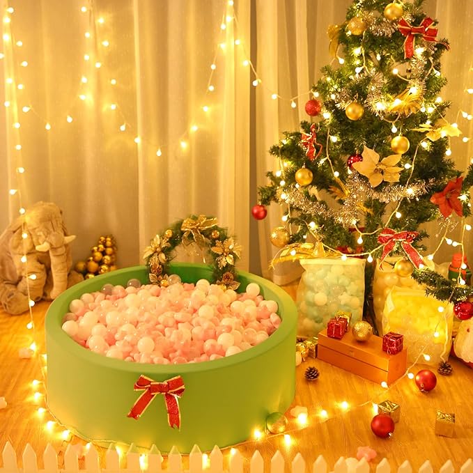 TRENDPLAY Star Ball Pit Balls for Toddlers -50 100 200 Count Star Balls Different Shapes, Non-Toxic Plastic Balls for Safe Play, Boys Girls Festival Party Decoration