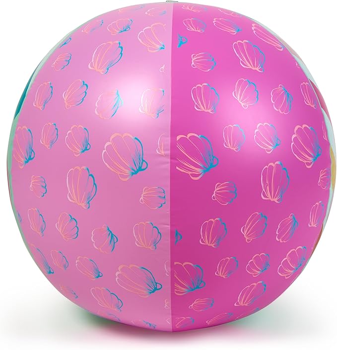 Swimways Disney Princess Ariel Giant Beach Ball, Kids Beach Toys & Pool Accessories, Little Mermaid Toys for Kids Aged 5 & Up