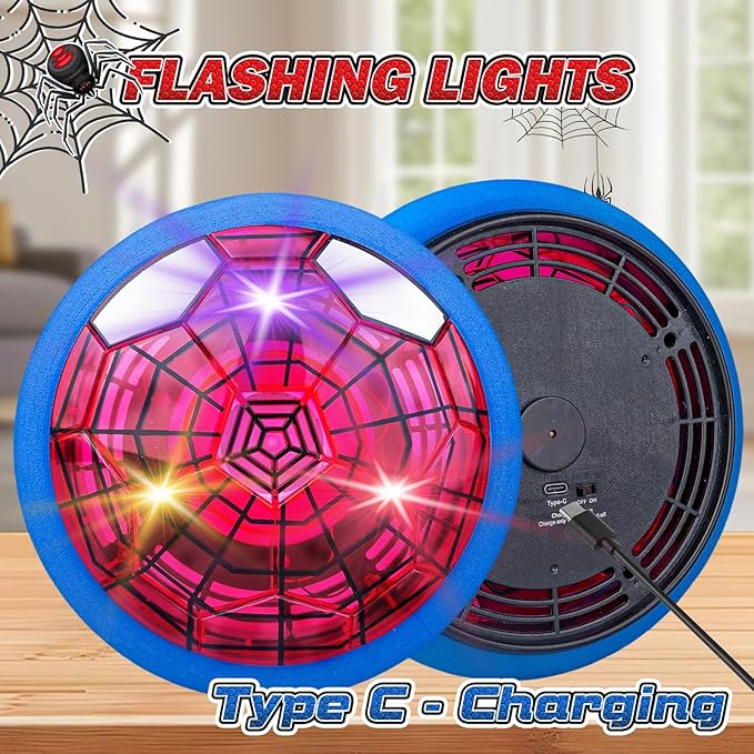 Hover Soccer Ball for Kids, Boy Girl Birthday Gifts, Outdoor Indoor Toy Games Gift for Boys Girls Age 5 6 7 8 9 10 11 12 Year Old, Kids Toys Hover Soccer Ball Boys Gift Idea for Age 6-12 Years Old