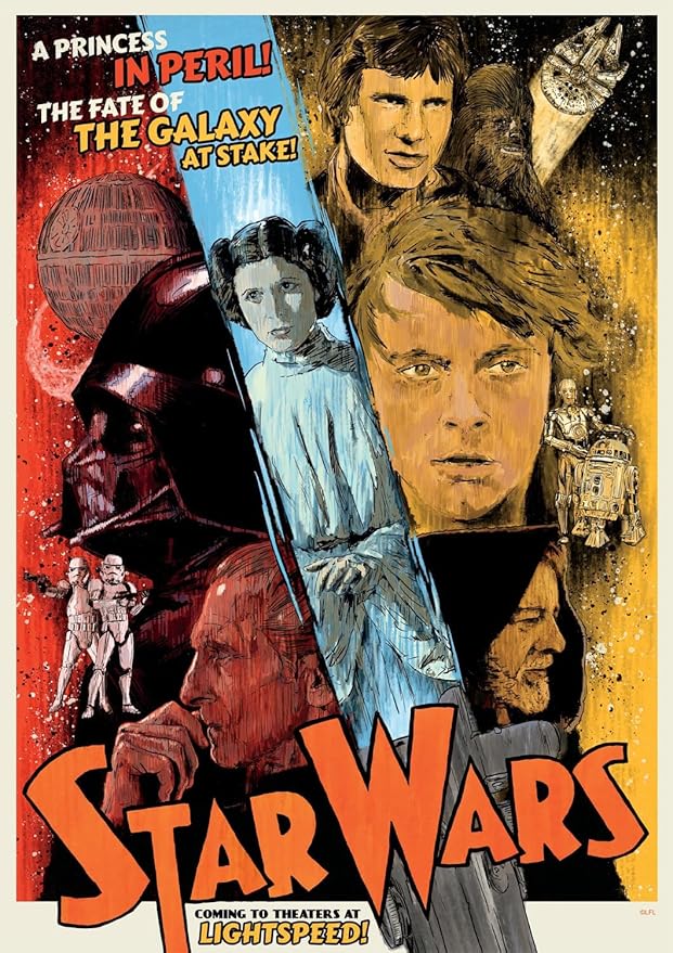 Buffalo Games - Star Wars - The Fate of The Galaxy at Stake! - 500 Piece Jigsaw Puzzle for Adults -Challenging Puzzle Perfect for Game Nights - Finished Size is 21.25 x 15.00
