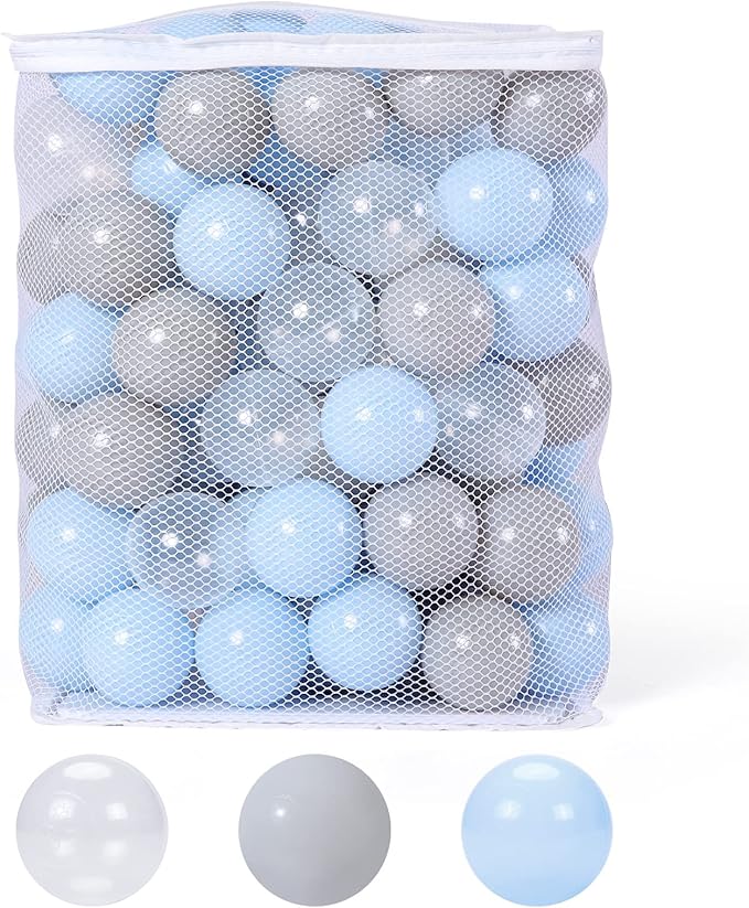STARBOLO Ball Pit Balls for Toddlers Phthalate Free BPA Free Non-Toxic Crush Proof Play Balls for Toddlers Kids Pool Playhouse Pack of 100 200 500
