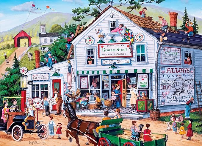 MasterPieces 1000 Piece Jigsaw Puzzle for Adults, Family, Or Youth - Samuel Sutty Dry Goods - 19.25"x26.75"