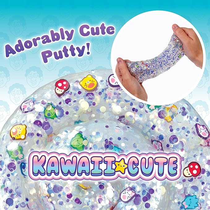 Crazy Aaron's Thinking Putty® - Kawaii Cute - See-Through Sensory Putty for Kids and Grown ups in a 4" Tin - Creative and Endless Fun, Stress Relief Therapy Toys, Never Dries Out - Made in USA