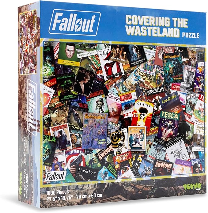 Fallout Covering The Wasteland 1000-Piece Jigsaw Puzzle for Adults | 28 x 20 Inches