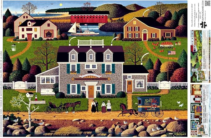 Buffalo Games - Charles Wysocki - Moonmeadow Cove - 1000 Piece Jigsaw Puzzle for Adults -Challenging Puzzle Perfect for Game Nights - Finished Size is 26.75 x 19.75