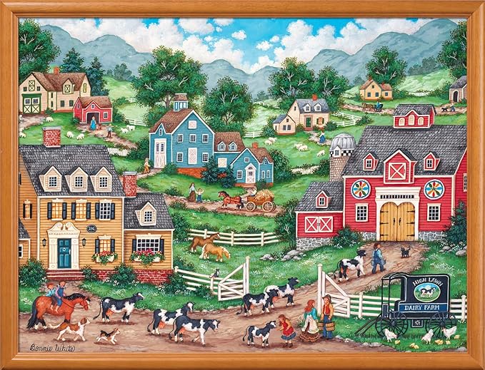 MasterPieces - 550 Piece Jigsaw Puzzle, The Curious Calf, Fun for Adults, Family, Kids, 18" x 24"