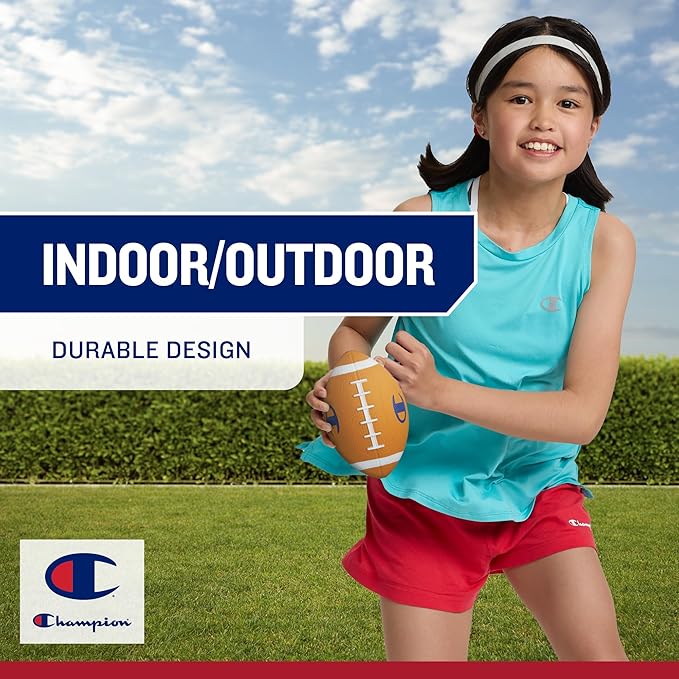 Champion All-Weather Mini Sports Balls (Pack of 4, Classic), Rubber & PVC-Cover Soccer, Basketball & Football & Baseball, Durable Construction for Backyard, Playground, School, and Indoor Play