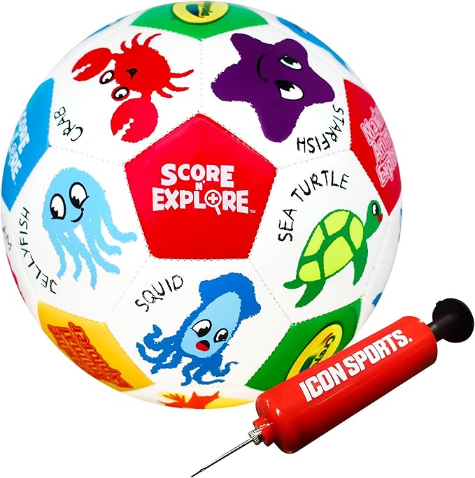 Crayola Official Soccer Ball - Unisex Kids - Marine Size 5