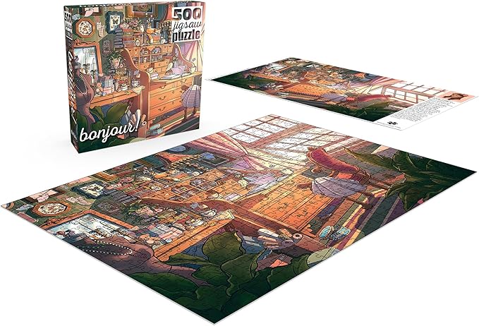 Buffalo Games - Brittnie Ortega - Hideaway Hollow - 500 Piece Jigsaw Puzzle for Adults -Challenging Puzzle Perfect for Game Nights - Finished Size is 21.25 x 15.00