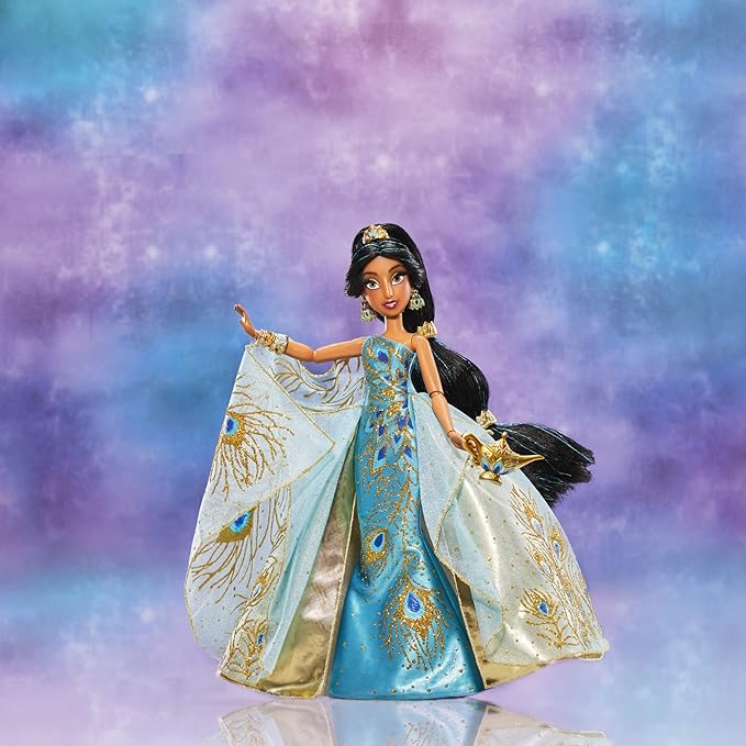 Disney Princess Style Series 30th Anniversary Jasmine Fashion Doll, Deluxe Collector Doll with Accessories, Disney Toy for Kids 6 and Up